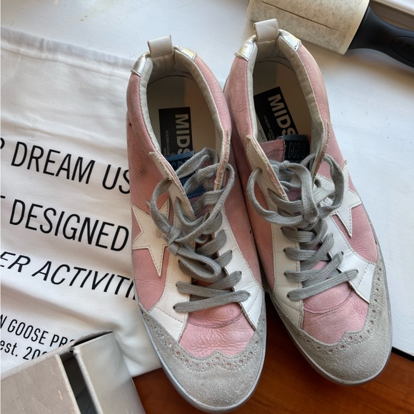Pink and silver golden goose sneakers - Picture 6 of 10